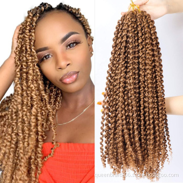 Synthetic Water Wave 22strands 18" Braiding Hair Passion Twist Crochet Hair Extensions Crochet Braids Hair Pre Passion Twist